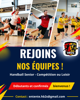 Senior débutant ou confirmé - Rejoins nos équipes !